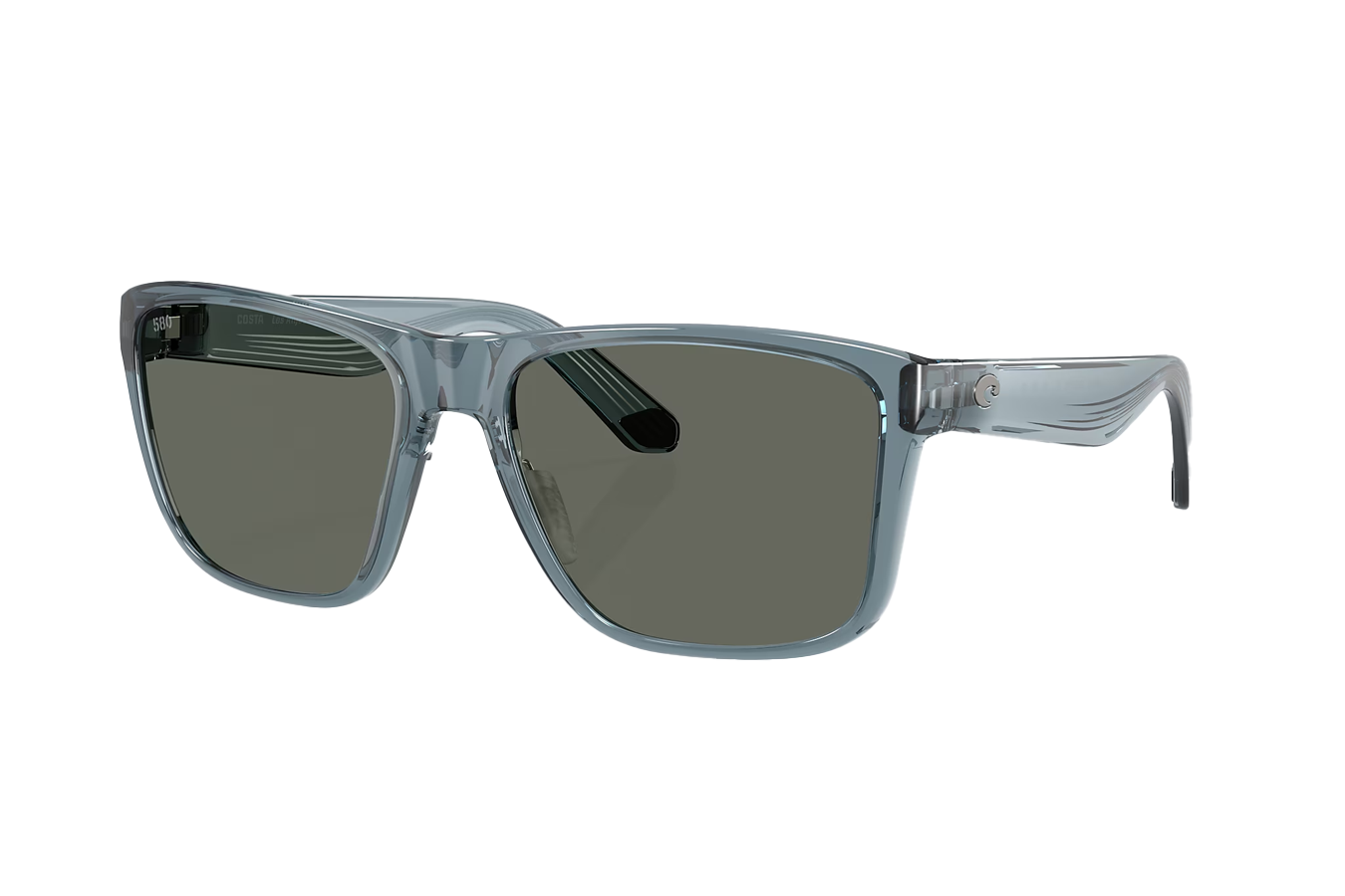 COSTA DEL MAR Los Alijos Translucent Deep Blue Frame with Gray Polarized Lenses
